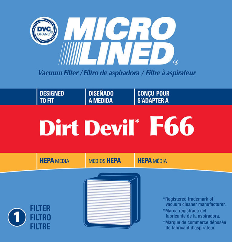 Hepa Filter - DVC Royal/Dirt Devil (F-66)