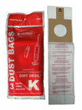 Dirt Devil EnviroCare Bags - Type K (3 Pack)