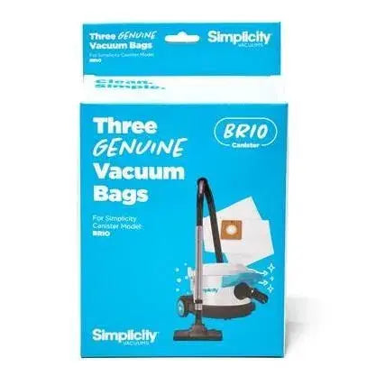 Simplicity Hepa Bags - BRIO Canister (3 Pack)
