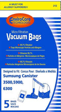 Samsung EnviroCare Bags - Type 3500, 5900, 6300 (3 Pack)