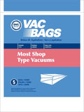 Shop Vac DVC Bags - Wet/Dry  (5 Pack)