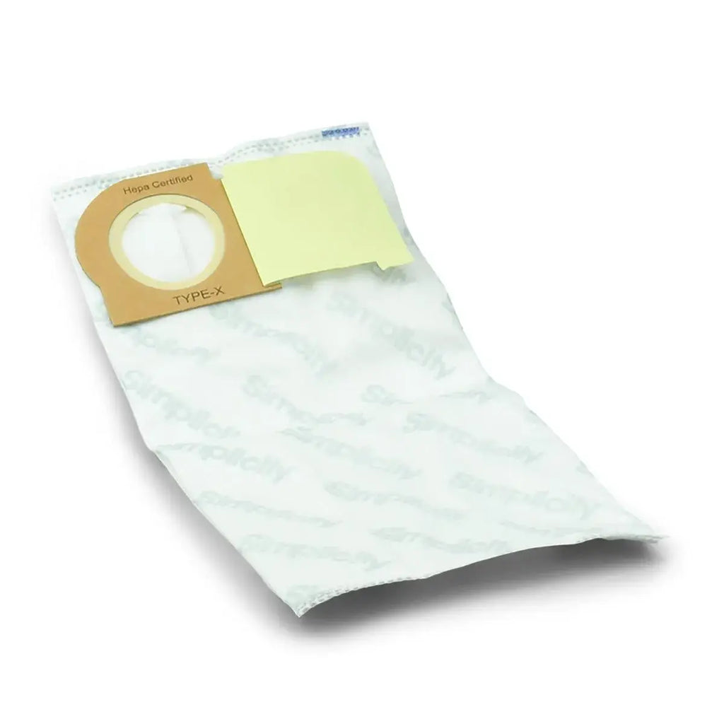 Simplicity Hepa Bags - Type X (6 Pack)