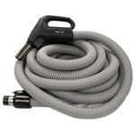 Central Vacuum Hose - Riccar (Deluxe 35' Hose) pigtail W/Direct Conversion